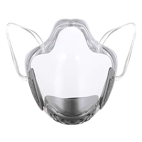 Transparent Face_Mask for Adults Men Women, Adults Outdoor Health ...