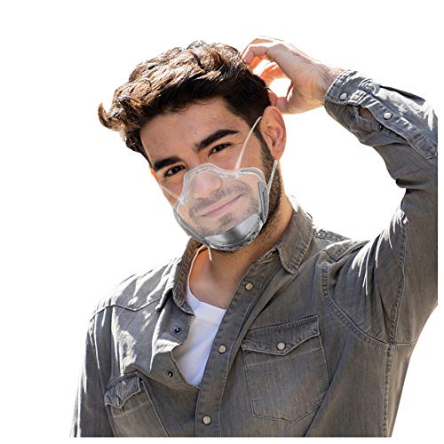 Transparent Face_Mask for Adults Men Women, Adults Outdoor Health ...