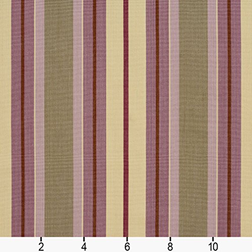Beige and Pink Contemporary Small Stripe Denim All Cotton Upholste...