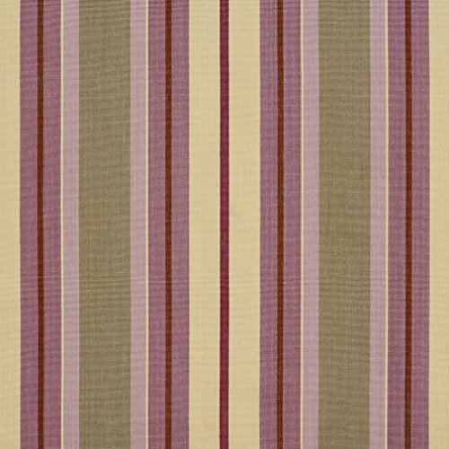 Beige and Pink Contemporary Small Stripe Denim All Cotton Upholste...