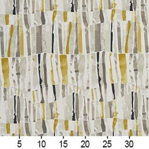 Beige Gold and Grey Abstract Stripe Print Linen Upholstery Fabric ...