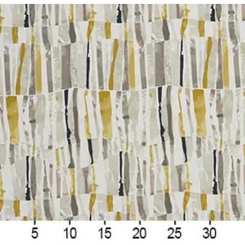 Beige Gold and Grey Abstract Stripe Print Linen Upholstery Fabric ...
