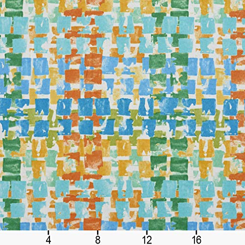 Caribbean Aqua Teal Coral Orange Persimmon Green Blue Gold Yellow ...