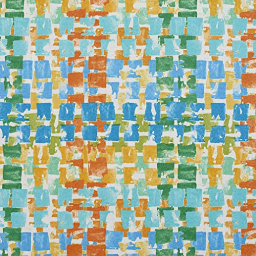 Caribbean Aqua Teal Coral Orange Persimmon Green Blue Gold Yellow ...