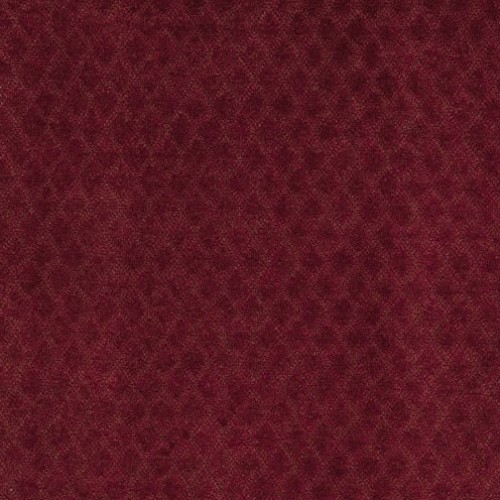 Garnet Burdy Small Scale Woven Solid Diamond Ogee Velvet Grospo...