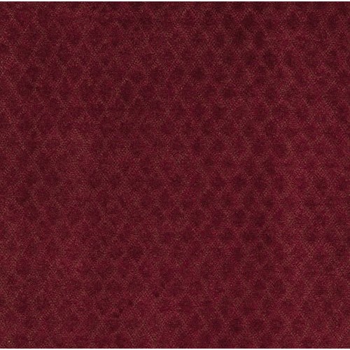Garnet Burdy Small Scale Woven Solid Diamond Ogee Velvet Grospo...