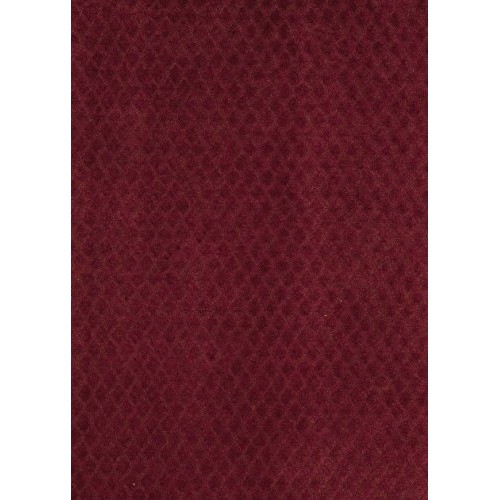 Garnet Burdy Small Scale Woven Solid Diamond Ogee Velvet Grospo...