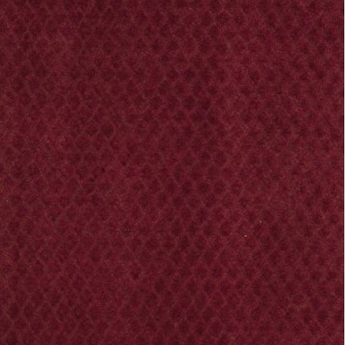 Garnet Burdy Small Scale Woven Solid Diamond Ogee Velvet Grospo...