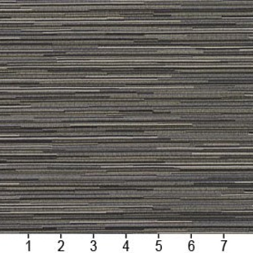 Mineral Black Gray Silver Contemporary Small Scale Stripe Damask J...