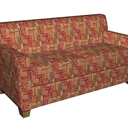 Sangria Brown and Burdy Modern Artistic Geometric Elegant Cheni...