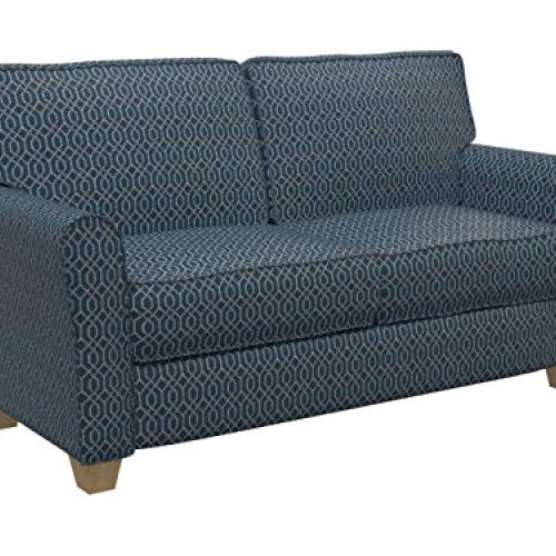 Sapphire Lattice Blue Gray Silver Contemporary Small Scale Damask ...