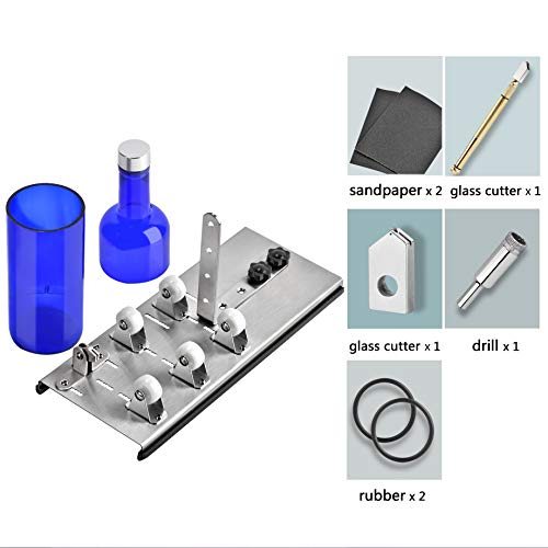 Bottle Cutter & Glass Cutter Kit, for Cutting Wine Bottle or Jars ...