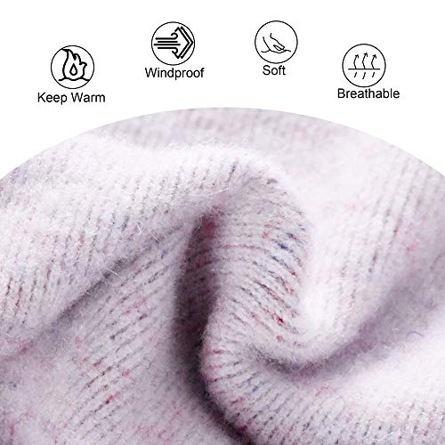 KPwarm Fleece Ear Warmers Muff, Winter Windproof Ear Headband for ...