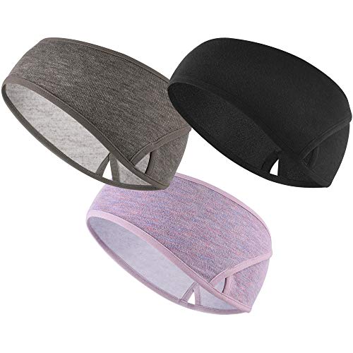 KPwarm Fleece Ear Warmers Muff, Winter Windproof Ear Headband for ...