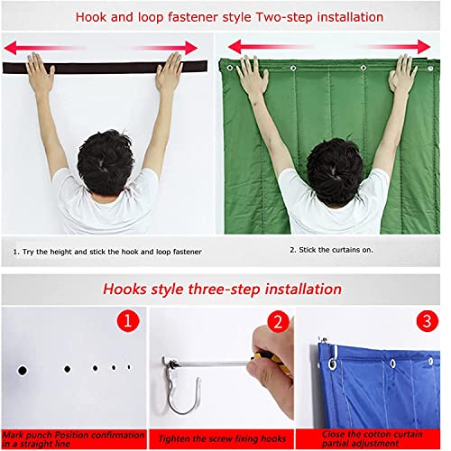 Thermal Insulated Door Curtain,Door Curtains for Winter,Thermal In...