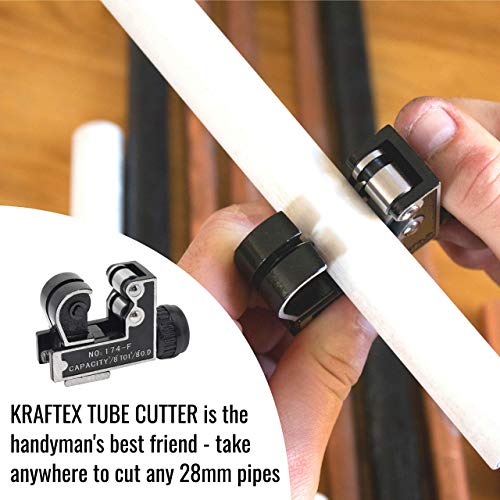 Pipe Cutter 1/8 - 1 1/8 Tube Cutter Tool for Copper Pipe, Stai...