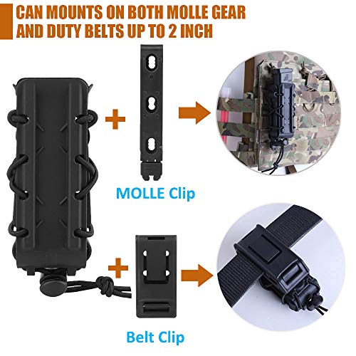 KRYDEX Mag Pouch 9mm Pistol Magazine Pouch Mag Holder with MOLLE a...