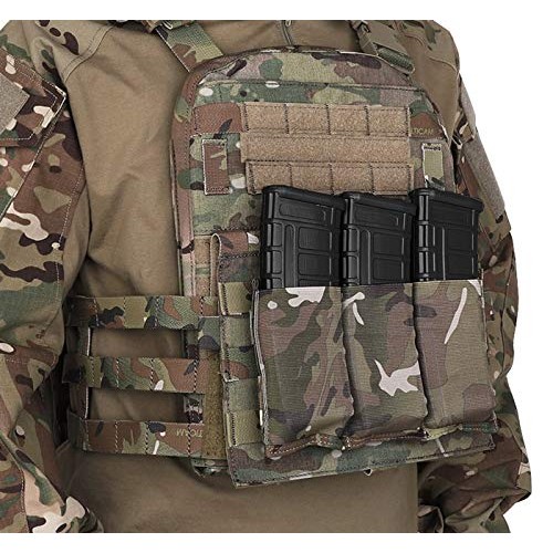 KRYDEX Molle M4 M16 Triple Magazine Pouch Speed Mag Pouches Multi...