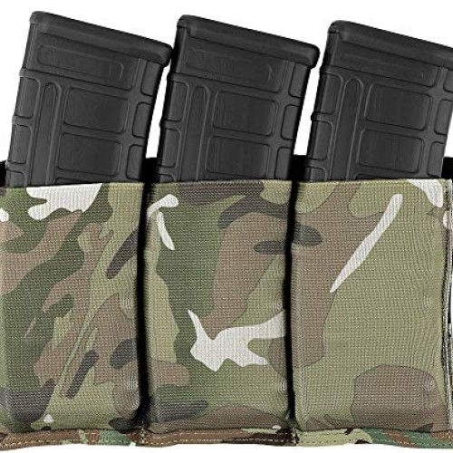 KRYDEX Molle M4 M16 Triple Magazine Pouch Speed Mag Pouches Multi...