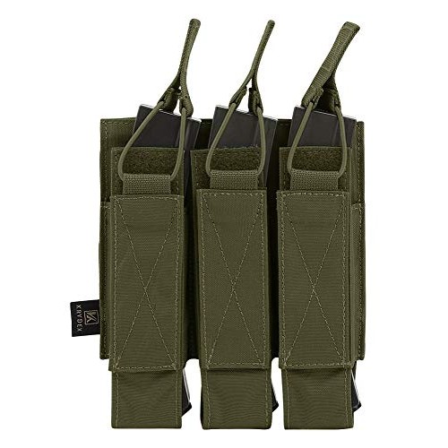 KRYDEX Open Top Triple MP7 MP5 MP9 Magazine Pouches Molle Ranger ...