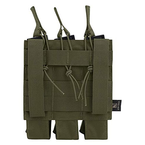 KRYDEX Open Top Triple MP7 MP5 MP9 Magazine Pouches Molle Ranger ...