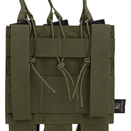 KRYDEX Open Top Triple MP7 MP5 MP9 Magazine Pouches Molle Ranger ...