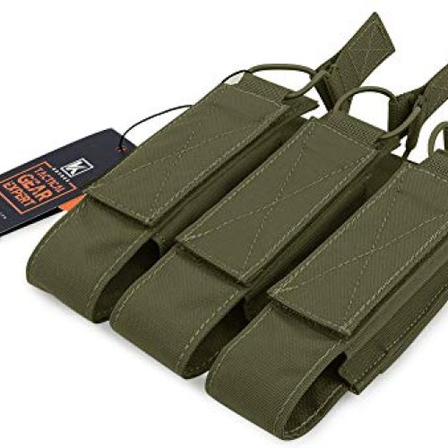 KRYDEX Open Top Triple MP7 MP5 MP9 Magazine Pouches Molle Ranger ...