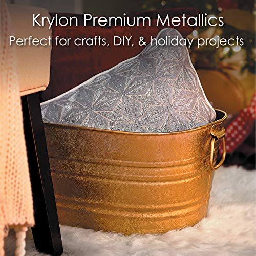 Krylon K01000A07 Premium Metallic Spray Paint Resembles Actual Pla...
