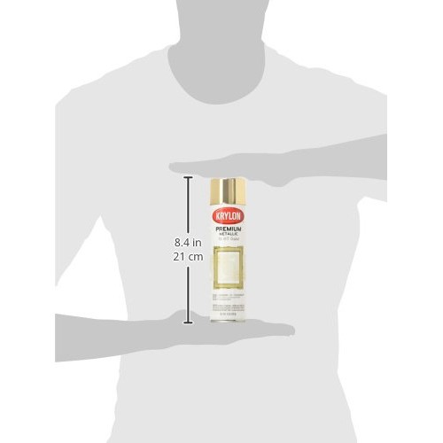 Krylon K01000A07 Premium Metallic Spray Paint Resembles Actual Pla...