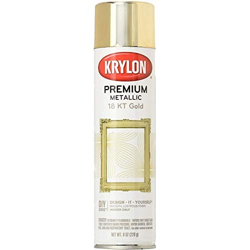 Krylon K01000A07 Premium Metallic Spray Paint Resembles Actual Pla...