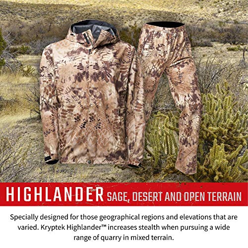 Kryptek Hunting Clothing - Jupiter Waterproof, Packable Jacket, 18...