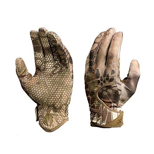 Kryptek Krypton Camo Hunting Gloves, Highlander, L