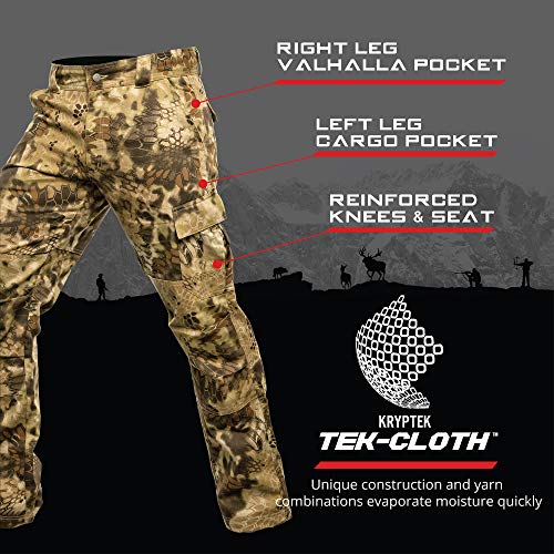 Kryptek Mens Stalker Pant, Highlander, 3XL