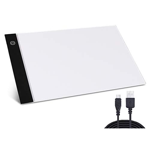 A4 LED Light Box Tracer USB Power Adjustable LED Light Tablet Boar...