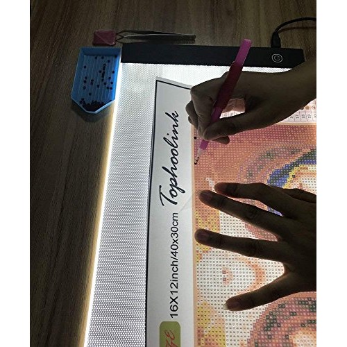A4 LED Light Box Tracer USB Power Adjustable LED Light Tablet Boar...