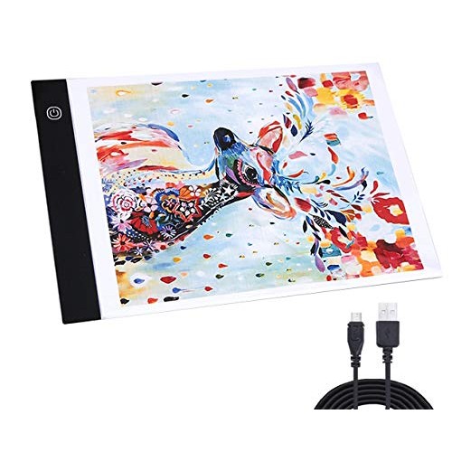 A4 LED Light Box Tracer USB Power Adjustable LED Light Tablet Boar...