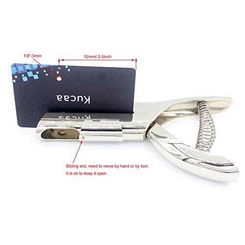 Kucaa 2-inch Reach 1/8 inch 3mm Deep Throat Heavy Duty Hand Held S...