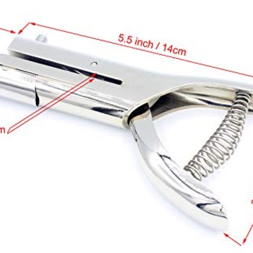 Kucaa 2-inch Reach 1/8 inch 3mm Deep Throat Heavy Duty Hand Held S...