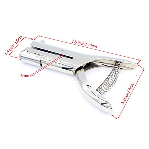 Kucaa 2-inch Reach 1/8 inch 3mm Deep Throat Heavy Duty Hand Held S...
