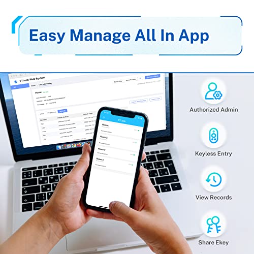 Smart Lock, Kucacci Fingerprint Smart Door Lock, Keyless Entry Doo...