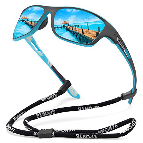 KUGUAOK Polarized Sports Sunglasses for Men Driving Cycling Fishin...