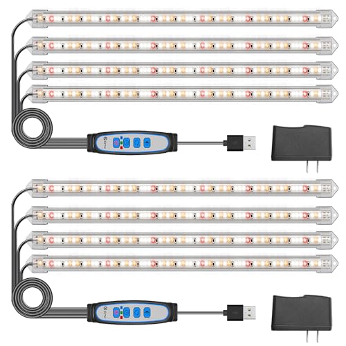 Kullsinss Plant Grow Light Strips, 240 LEDs Grow Lights for Indoor...