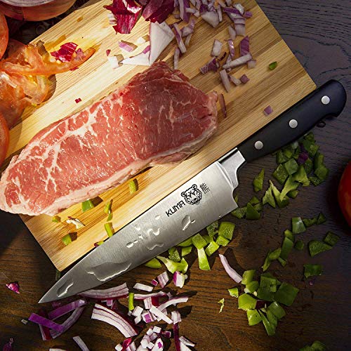 KUMA Professional Damascus Steel Knife & Chef Knife Pro Bolster Ed...