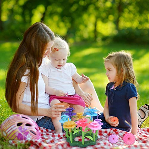 kuman Flower Garden Building Toys, 152 Pcs Creative DIY ducational...