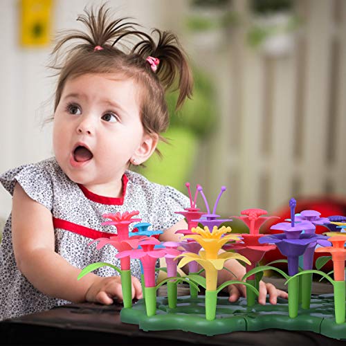 kuman Flower Garden Building Toys, 152 Pcs Creative DIY ducational...