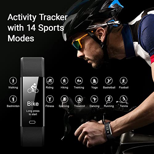 Kummel Fitness Tracker with Heart Rate Monitor, Waterproof Activit...