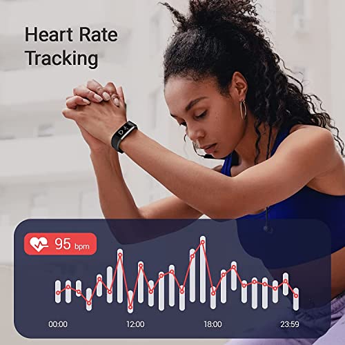Kummel Fitness Tracker with Heart Rate Monitor, Waterproof Activit...