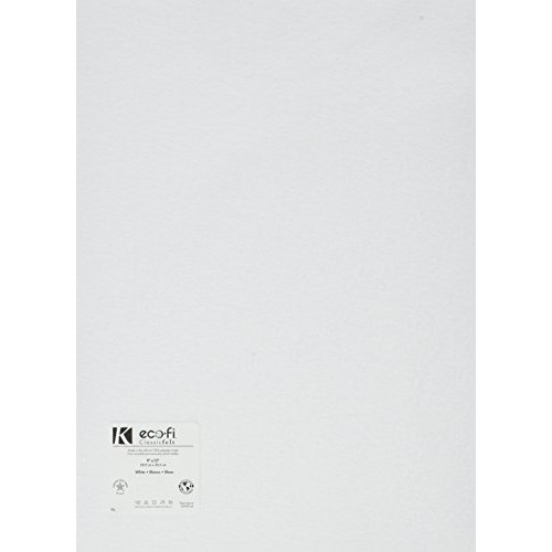 Rainbow Classic Felt 9X12-White 24 per pack