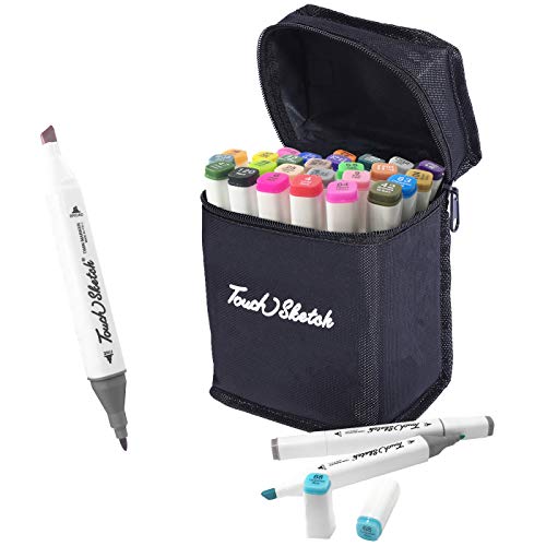 Fabric Markers Pens Permanent 30 Colors, Dual Tip Fabric Paint Art...