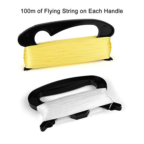 Kupton 2 Pack Kites Kit, 5M Large Octopus Kite and Rainbow Delta K...